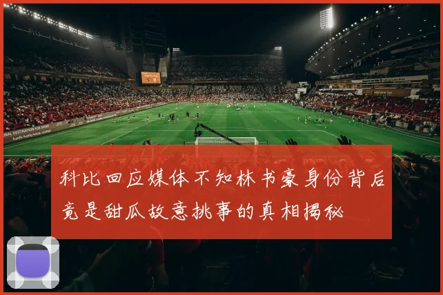 科比回应媒体不知林书豪身份背后竟是甜瓜故意挑事的真相揭秘